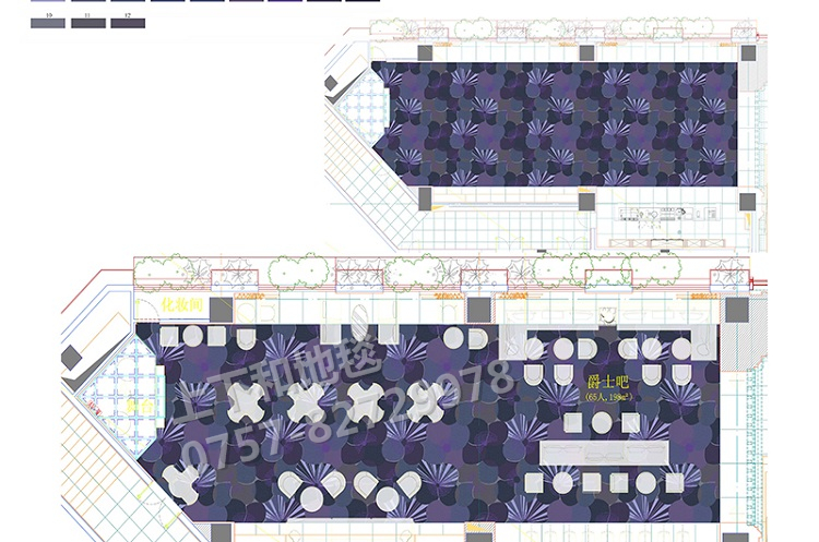 广州万达广场地毯工程 设计图三